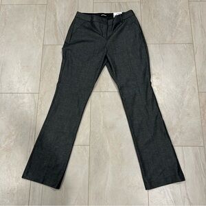 NWT Express Dark Gray barely boot mid rise Dress Pants size 8